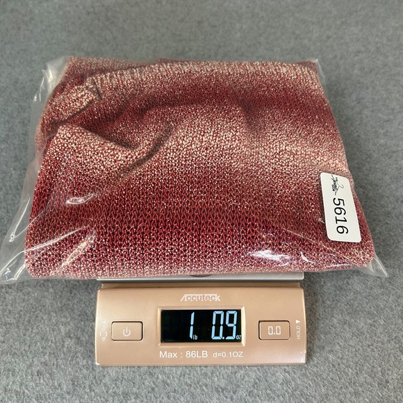 alice + olivia Ethan Knit Sweater Ombre Red White Stripe Xmas Sheer Size M / L ? - Picture 11 of 12